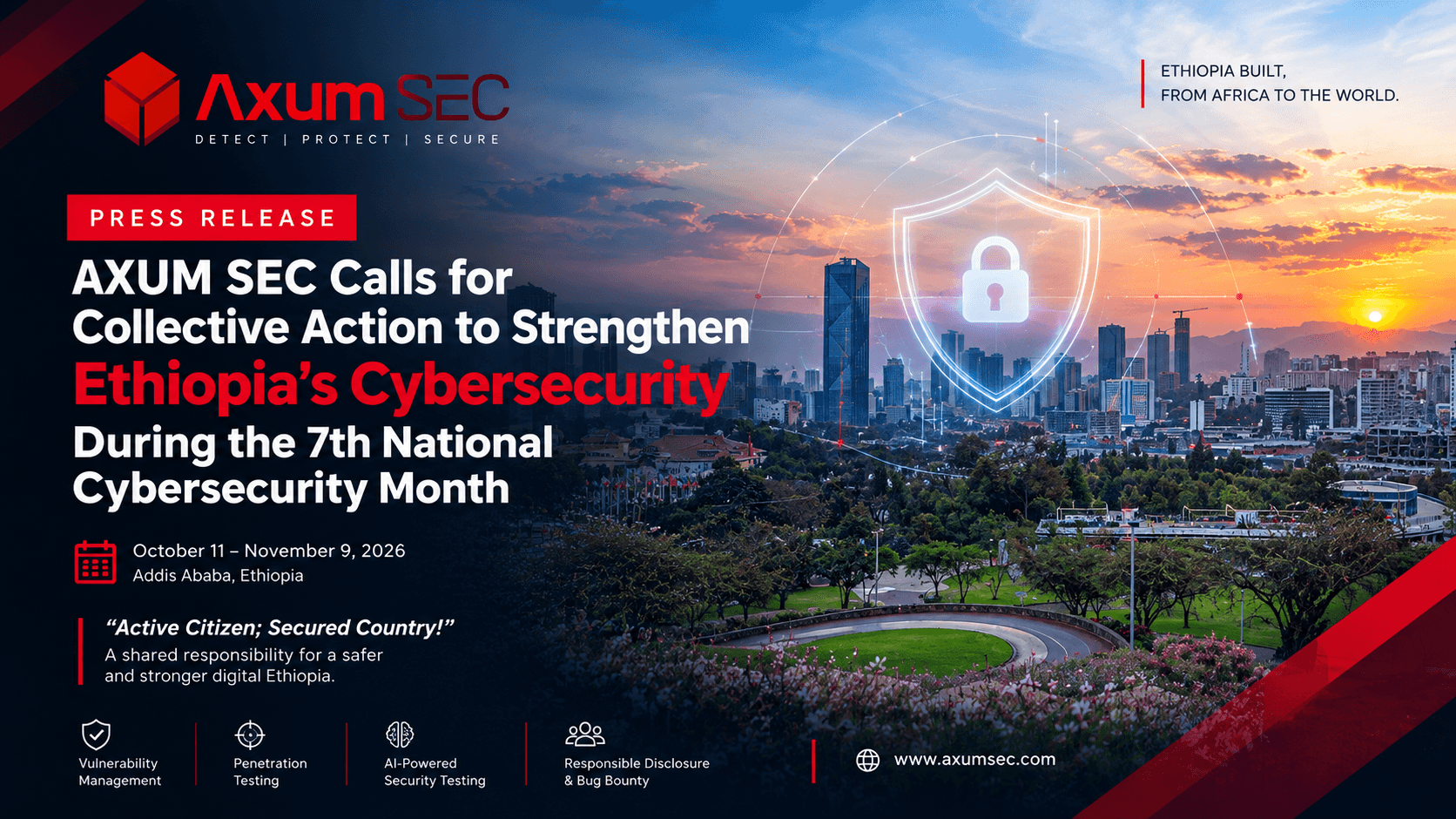 AXUM SEC Calls for Collective Action to Strengthen Ethiopia’s Cybersecurity During the 7th National Cybersecurity Month